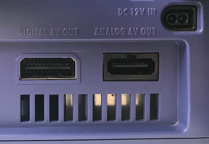 What is the GameCube Digital AV port for?