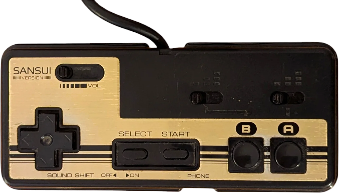 Sansui Famicom Controller – Black
