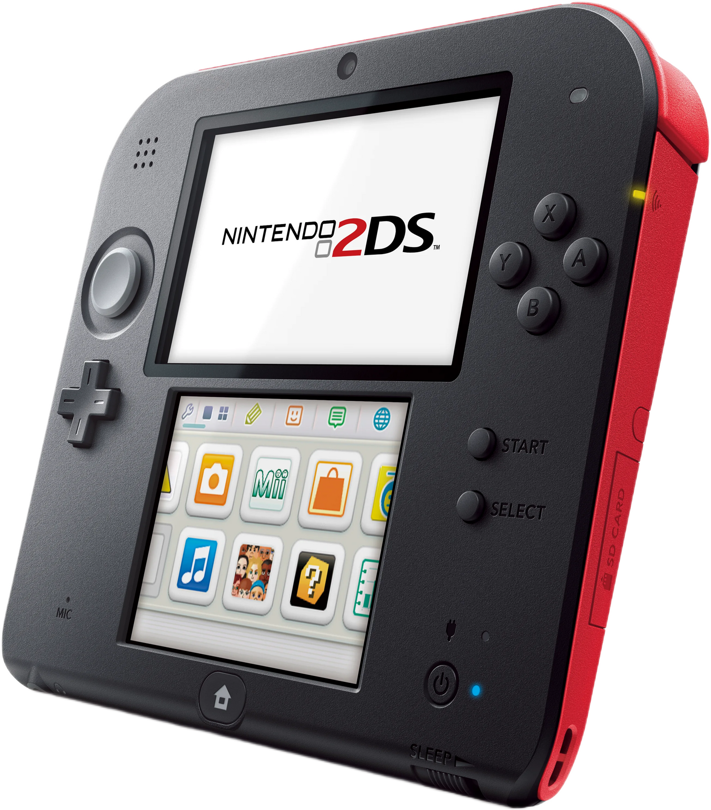 Nintendo 2DS Loose Console – Black/Red