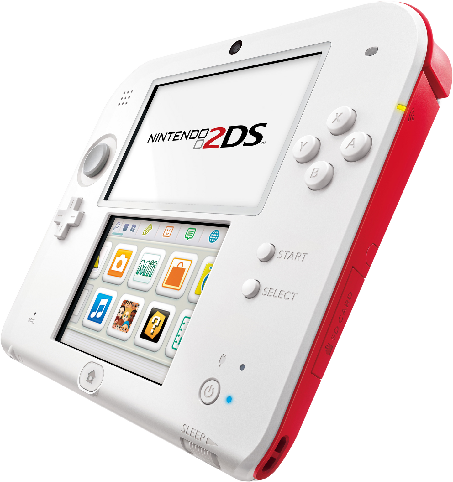 Nintendo 2DS Loose Console – White/Red