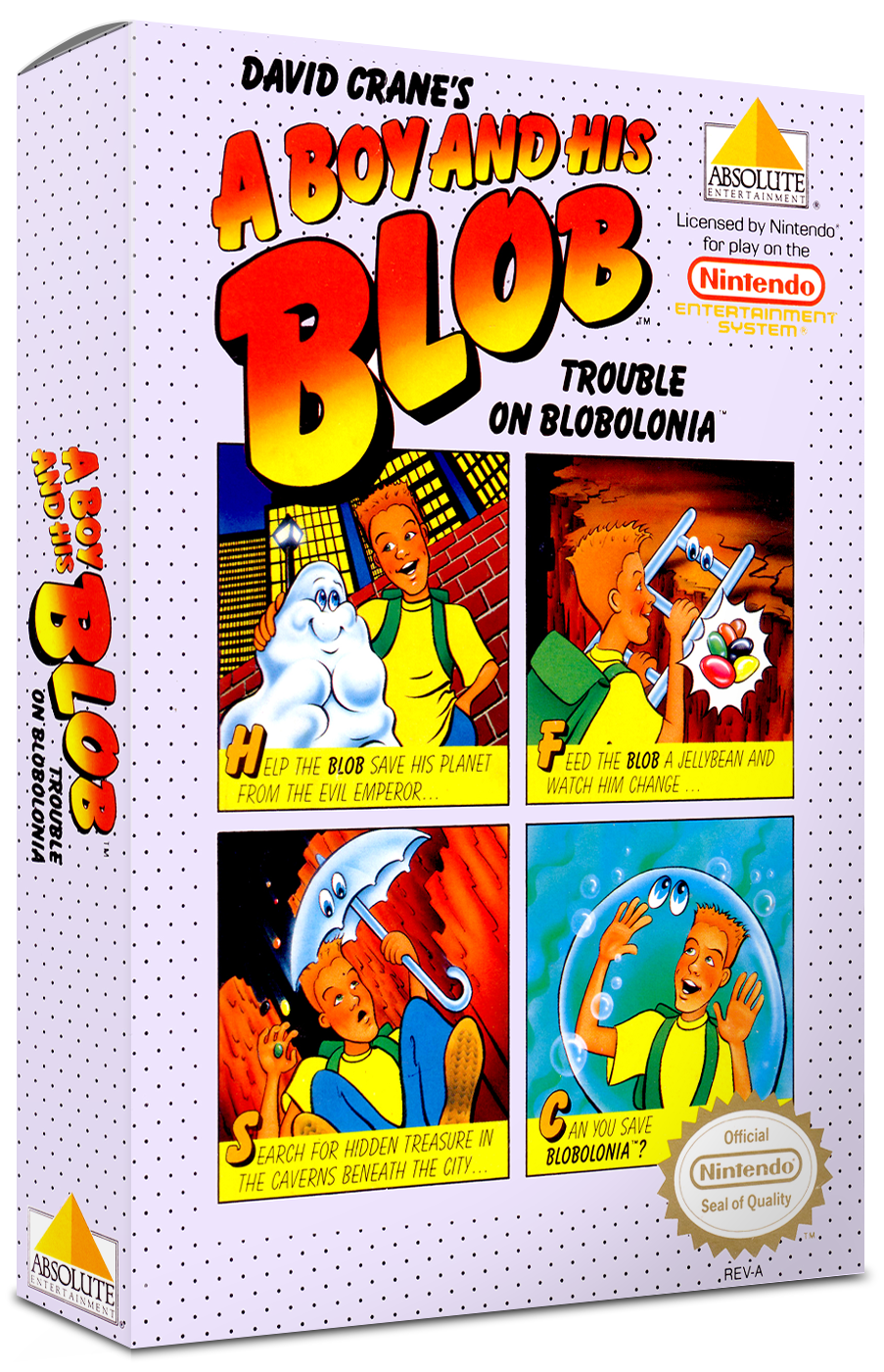 A Boy and His Blob: Trouble on Blobolonia – American