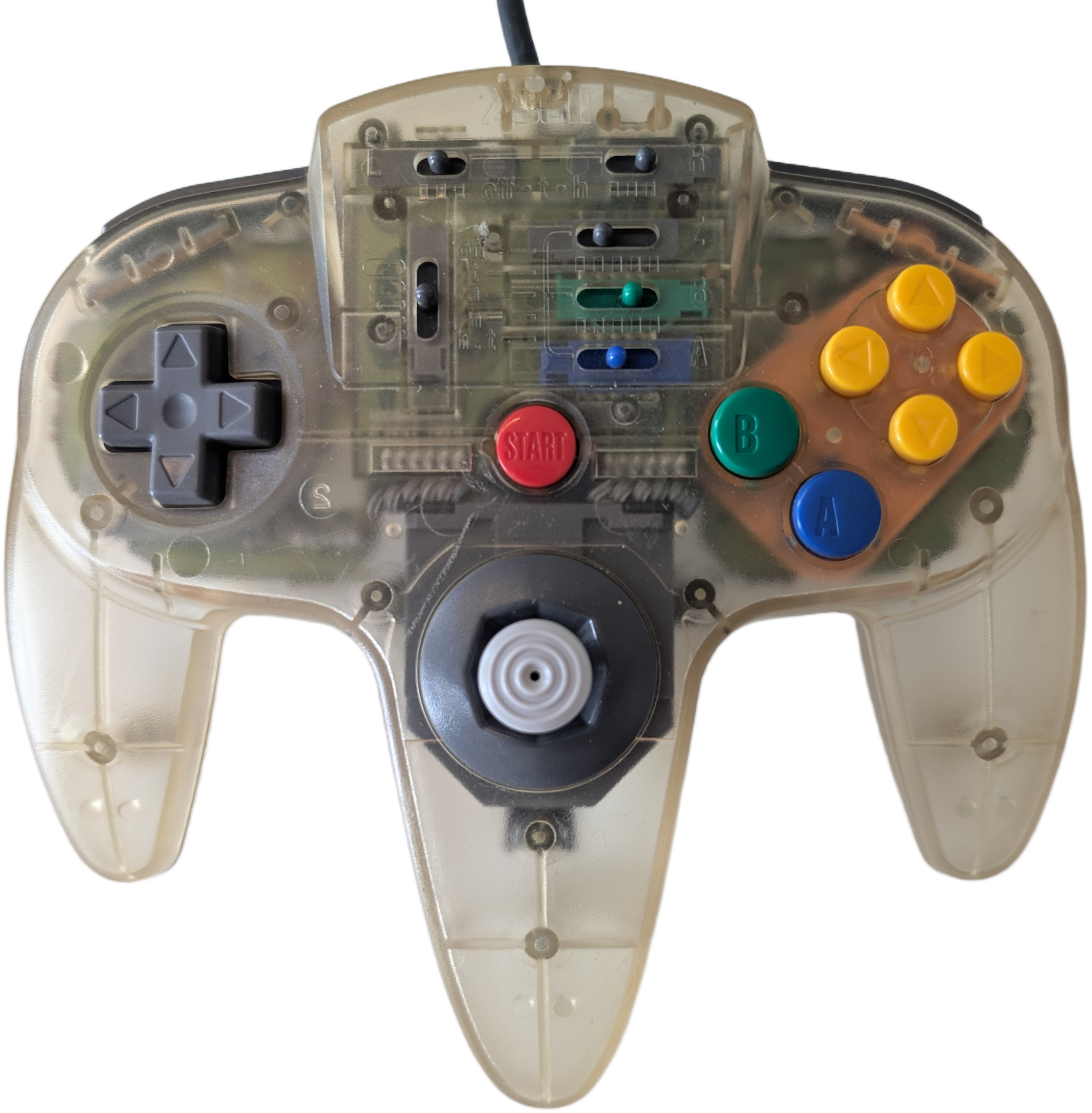 ASCII N64 Controller – Clear White