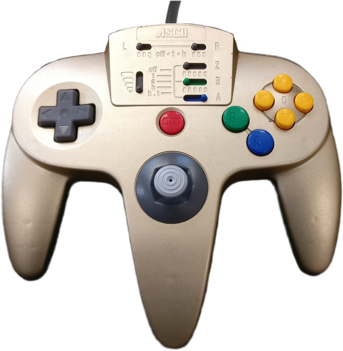 ASCII N64 Controller – Gold