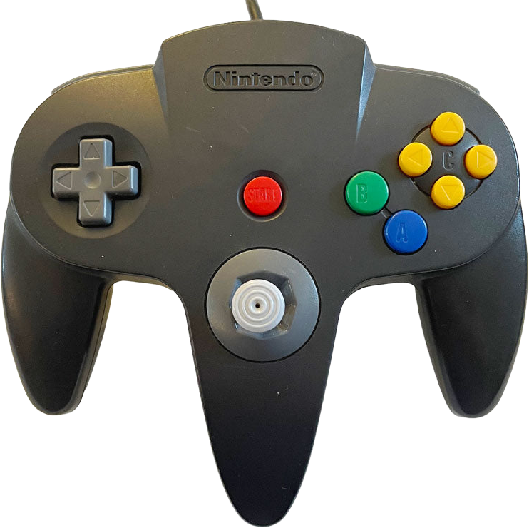 N64 Controller – Black / Grey (Mario Kart Limited Edition)