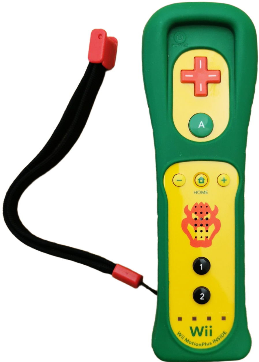 Wii Remote Plus with Jacket and Strap – Club Nintendo Bowser