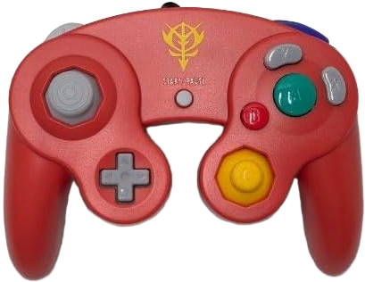 GameCube Controller – Char's Customized Box (Gundam Red)