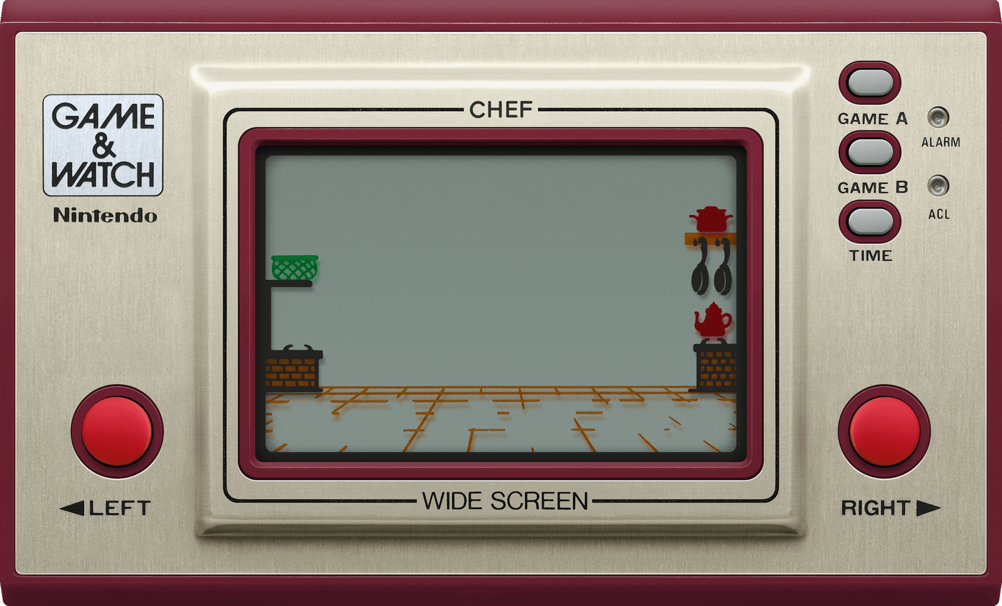 Game & Watch Wide Screen: Chef – Japanese