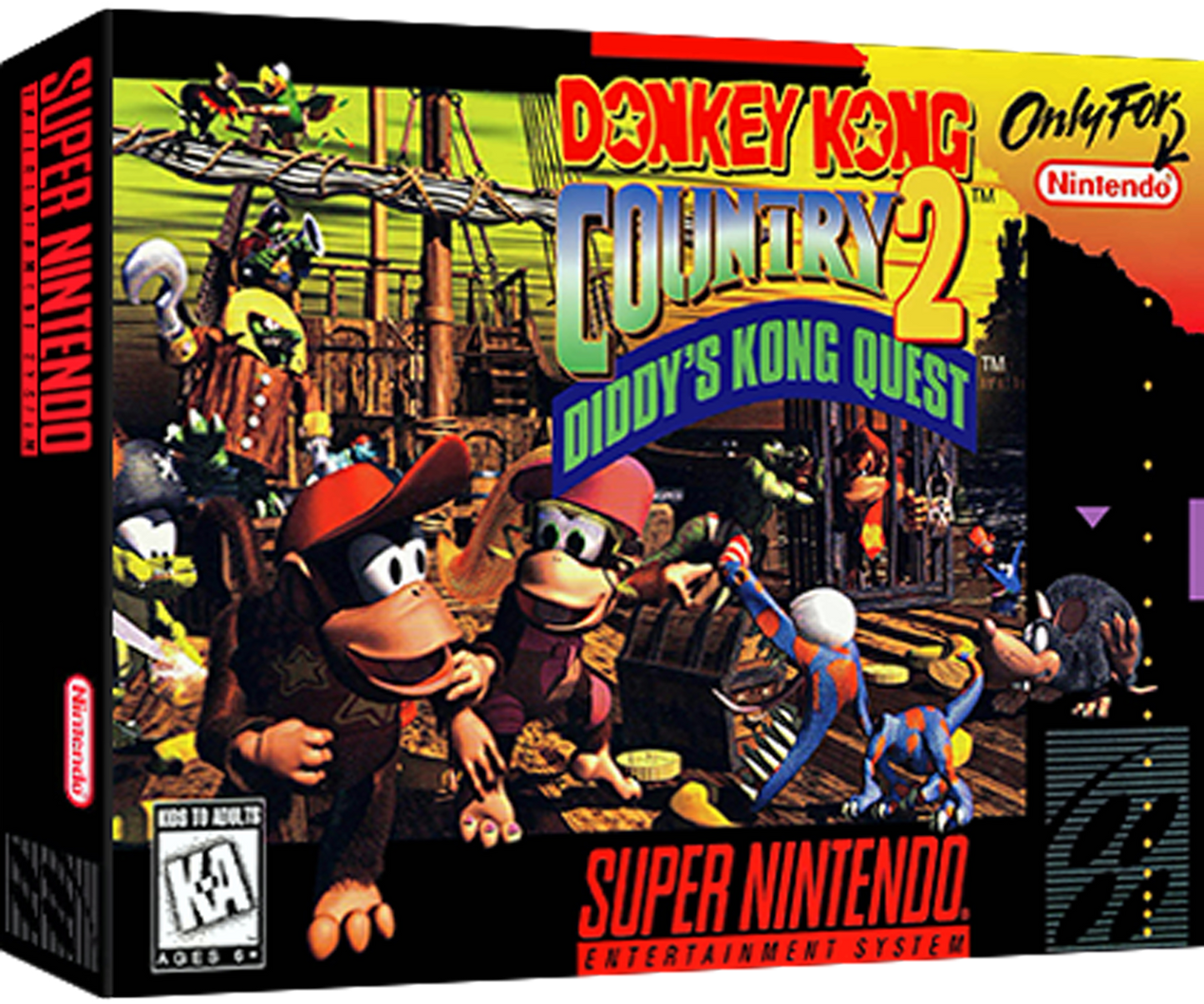 Donkey Kong Country 2: Diddy's Kong Quest – American
