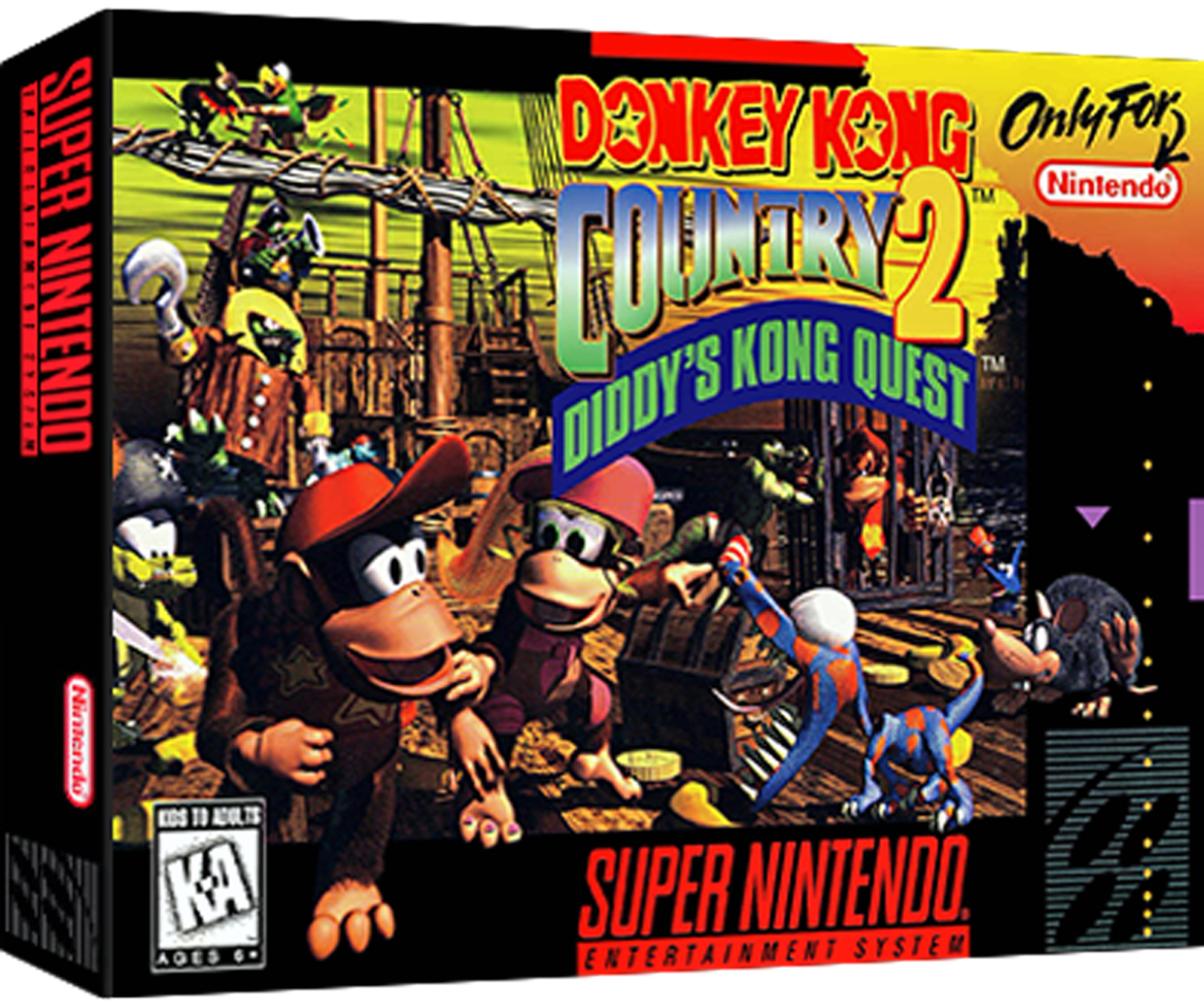 Donkey Kong Country 2: Diddy's Kong Quest – American