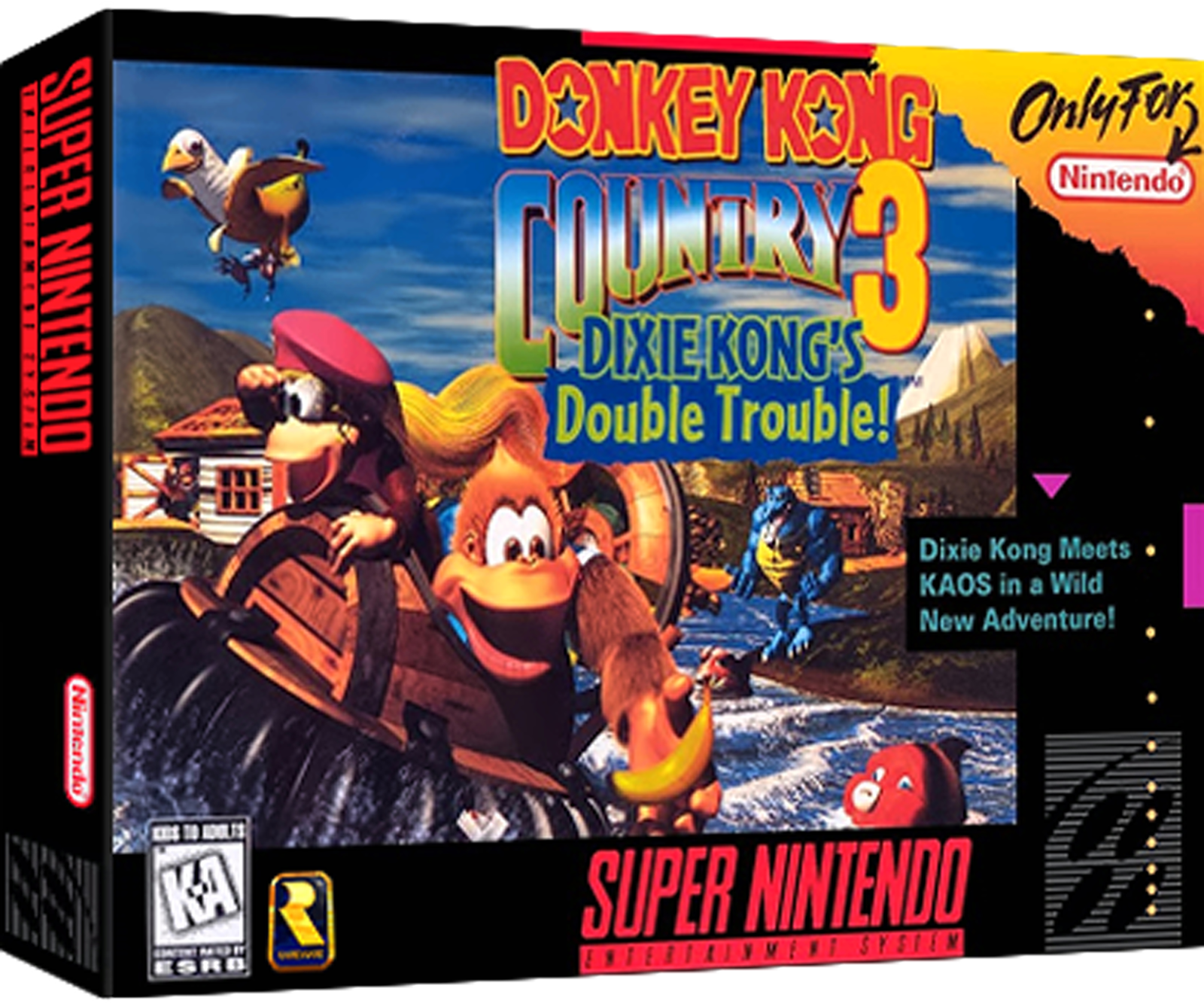 Donkey Kong Country 3: Dixie Kong's Double Trouble! – American