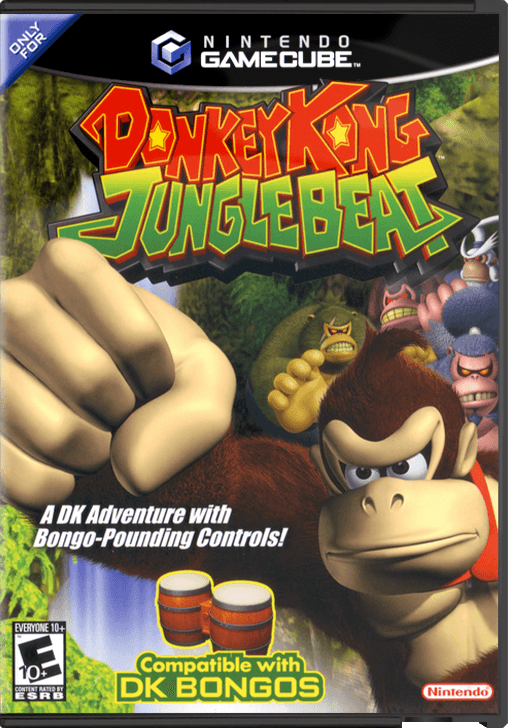 Donkey Kong Jungle Beat Pak (with DK Bongos) – American