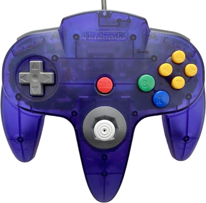 N64 Boxed Console – Grape Purple (Clear) (Funtastic series)