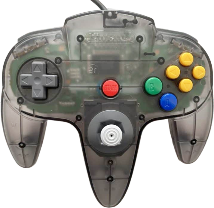 N64 Controller – Smoke Black (Clear) (Funtastic series)