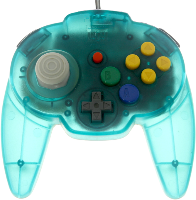Hori Pad Mini N64 Controller – Clear Blue