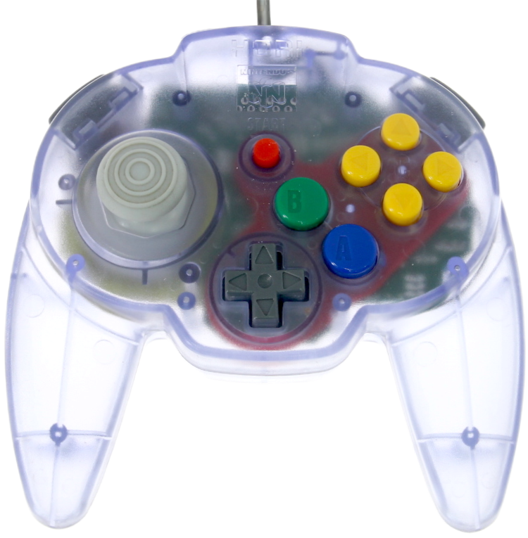 Hori Pad Mini N64 Controller – Clear Purple
