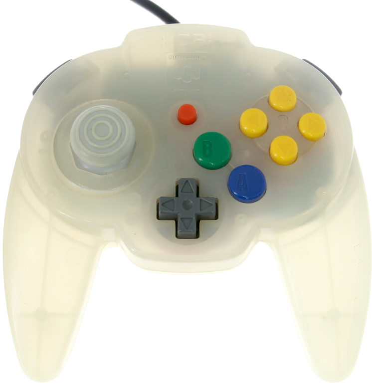 Hori Pad Mini N64 Controller – Clear White