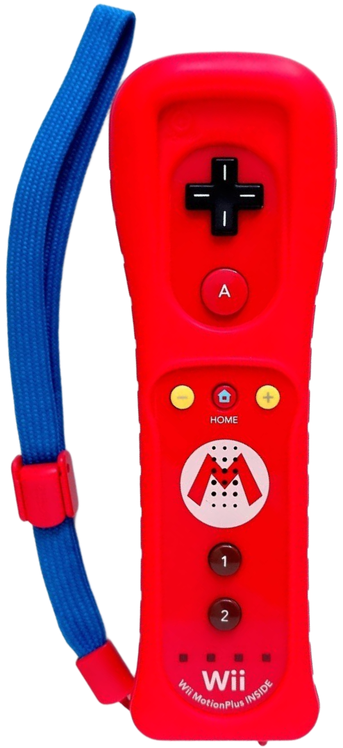 Wii Remote Plus with Jacket and Strap – Club Nintendo Mario
