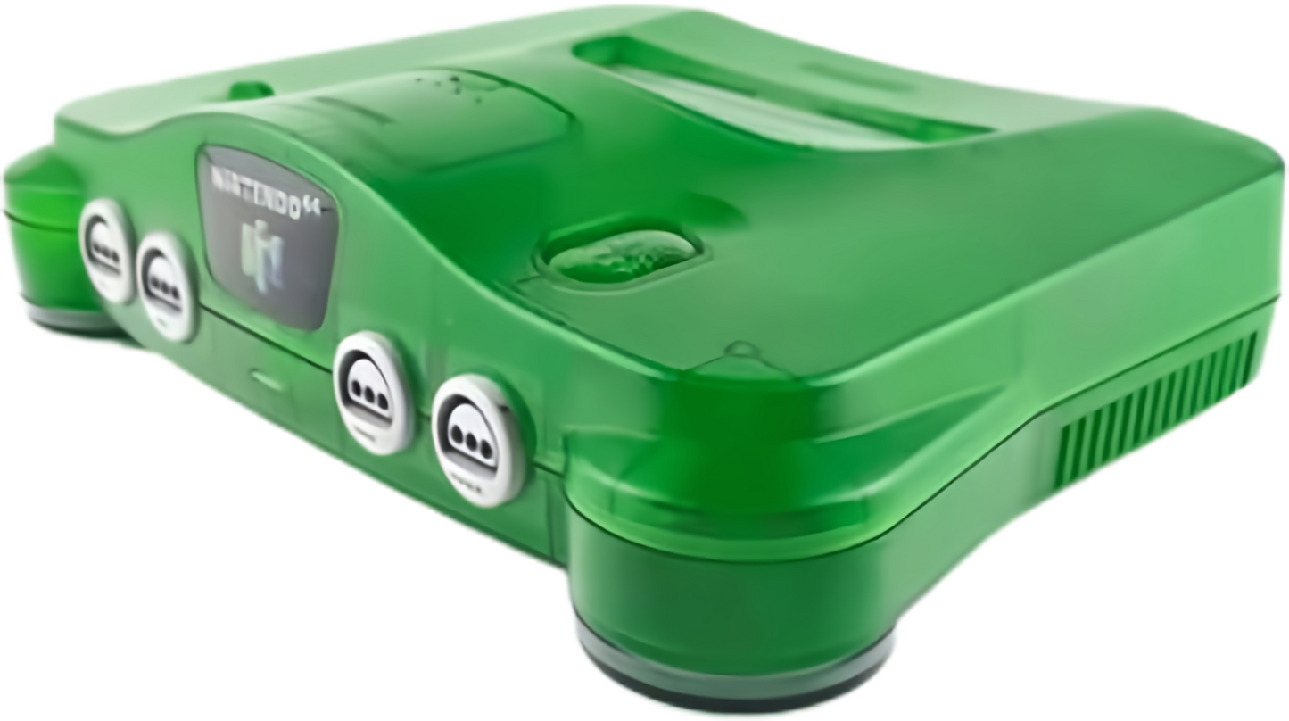 N64 Boxed Console – Jungle Green (Clear) (Funtastic series)