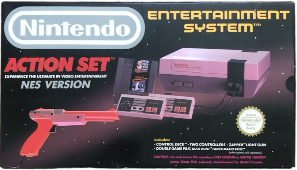NES Boxed Console – Action Set
