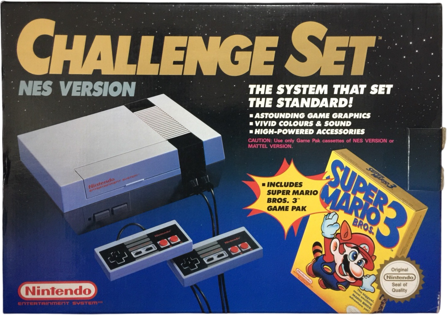 NES Boxed Console – Challenge Set – Super Mario Bros. 3