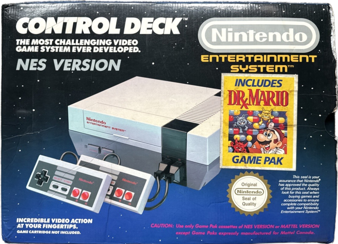 NES Boxed Console – Control Deck – Dr. Mario