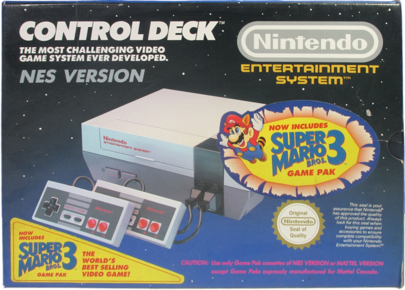 NES Boxed Console – Control Deck – Super Mario Bros. 3