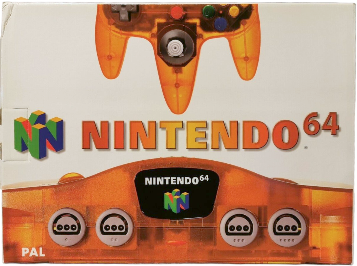 N64 Boxed Console – Fire Orange (Clear) (Funtastic series)