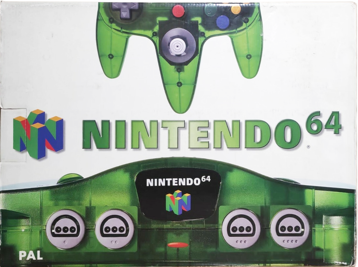 N64 Boxed Console – Jungle Green (Clear) (Funtastic series)