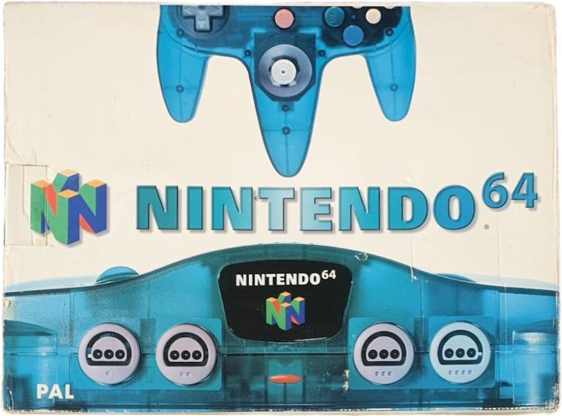 N64 Boxed Console – Ice Blue (Clear) (Funtastic series)