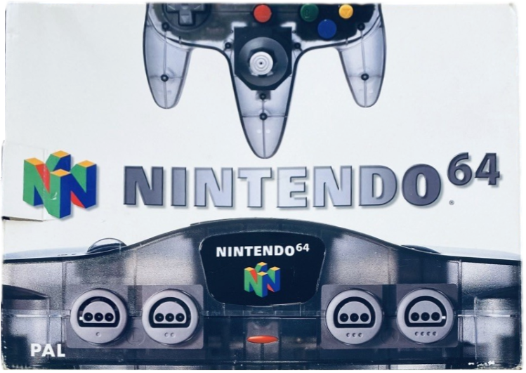 N64 Boxed Console – Smoke Black (Clear) (Funtastic series)