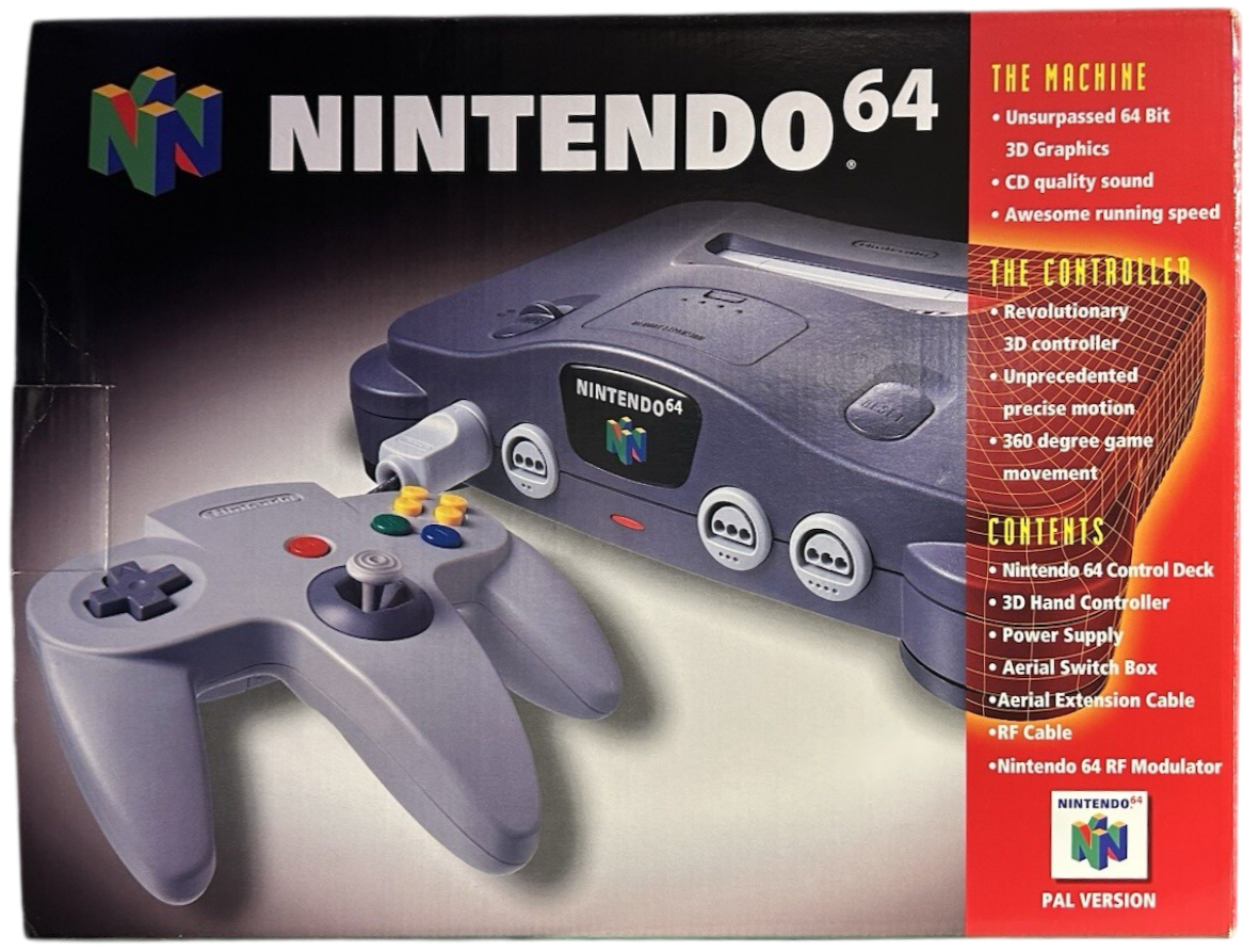 N64 Boxed Console – Black