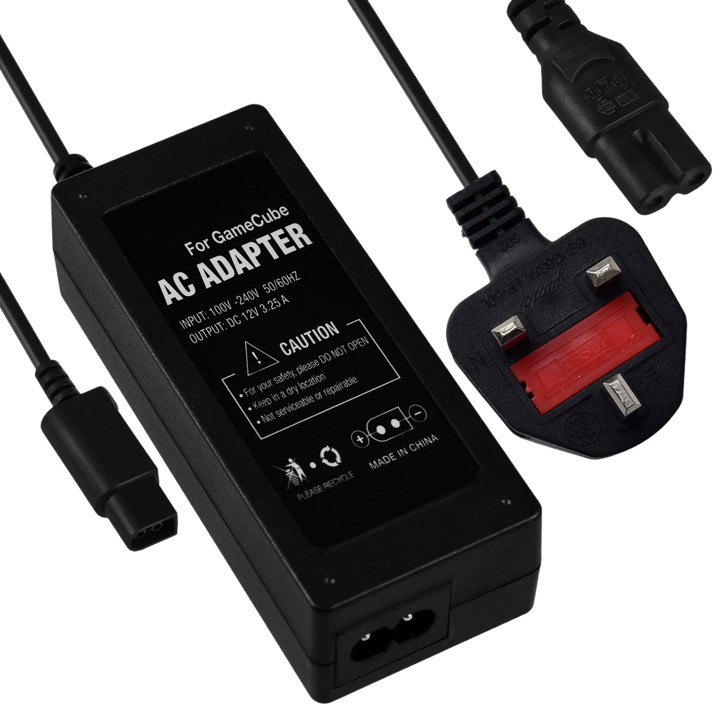 GameCube Power Supply – UK plug