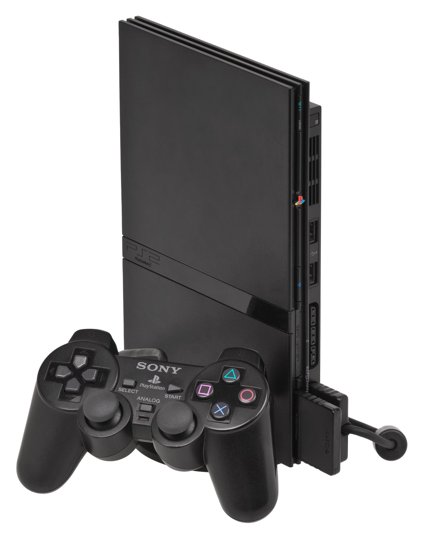 PS2 Slimline Loose Console – Black – Japanese