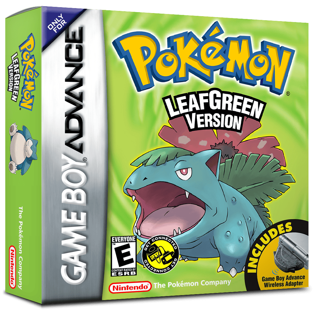Pokemon LeafGreen with Wireless Adapter – American