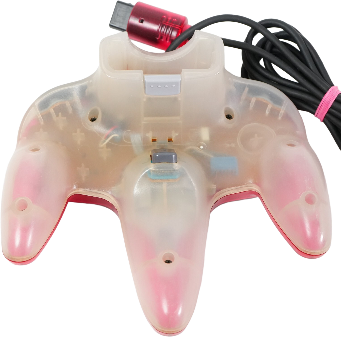 N64 Controller – Watermelon Red / White (Clear)