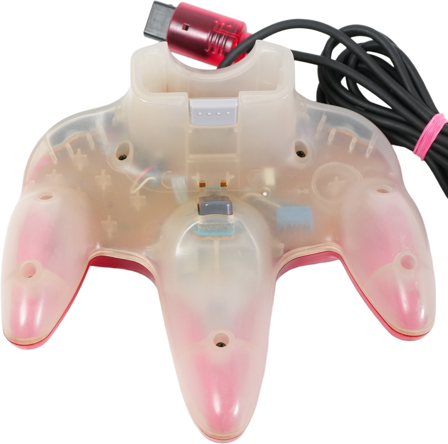 N64 Controller – Watermelon Red / White (Clear)