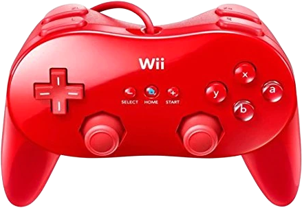 Wii Classic Controller Pro – Red