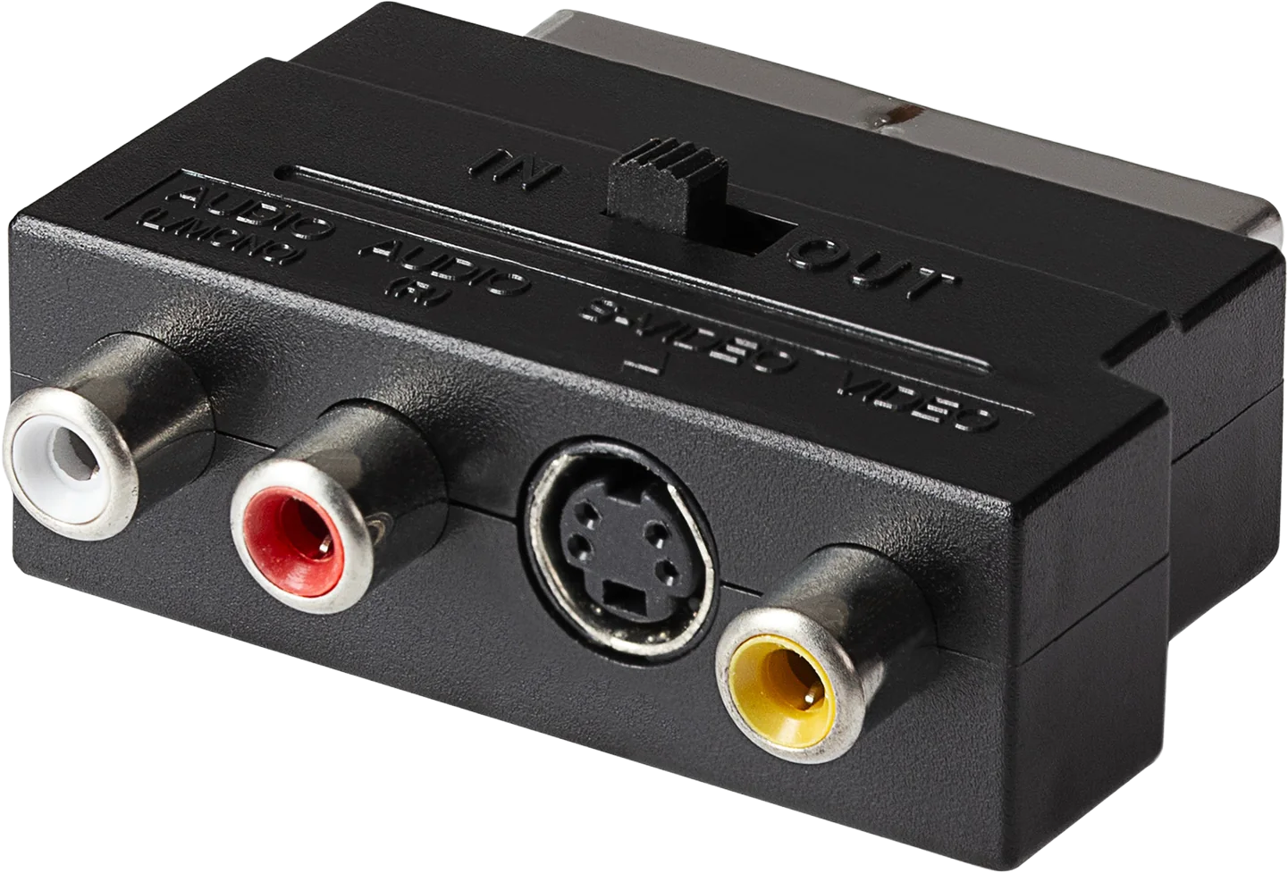RCA & S-Video to SCART Adapter