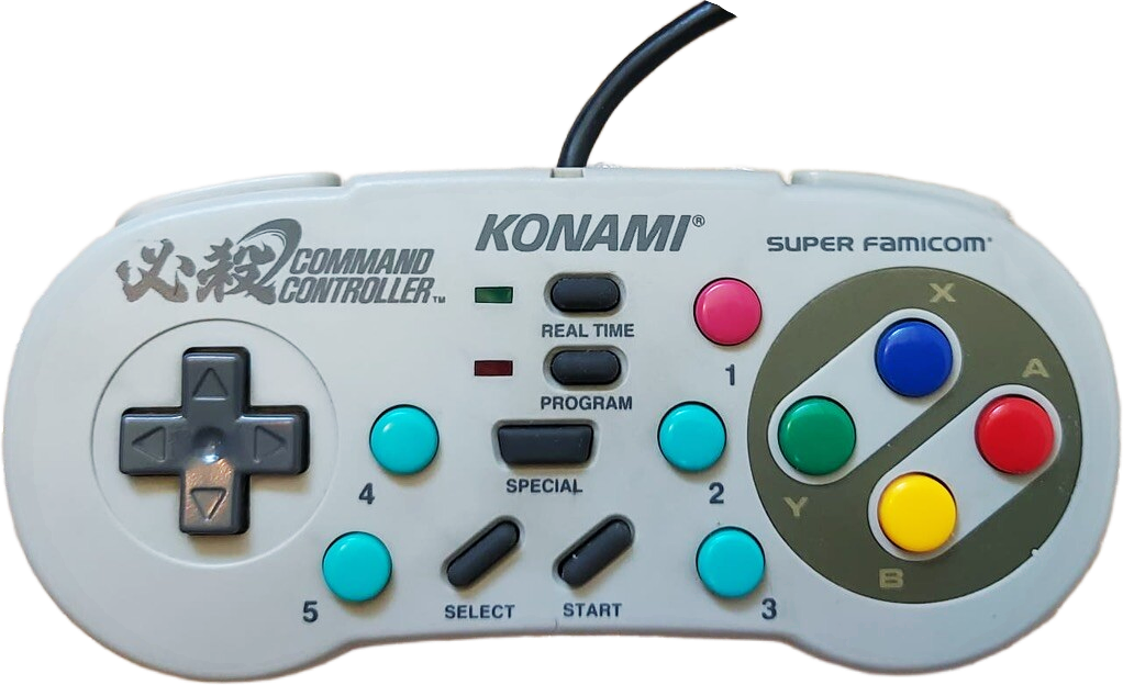 Super Famicom Controller – Konami Command Grey