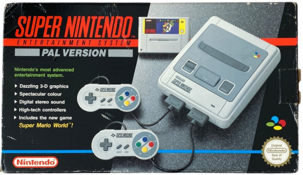 SNES Boxed Console – Super Mario World (2 controllers)