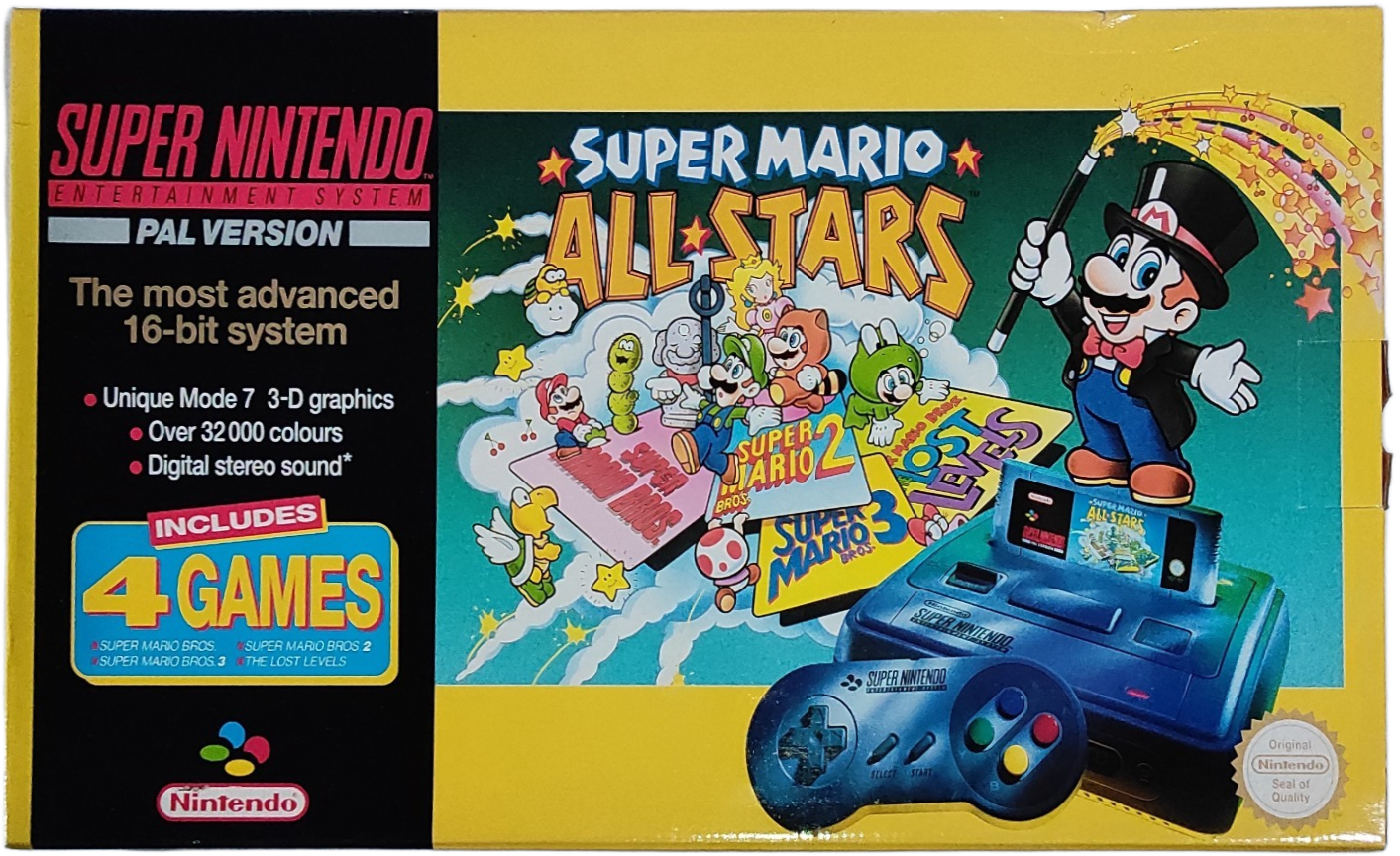 SNES Boxed Console – Super Mario All-Stars