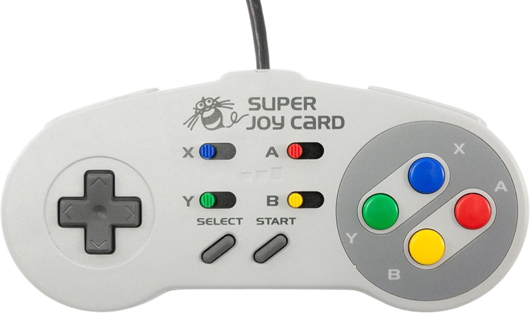 Super Famicom Controller – Super Joy Card Grey