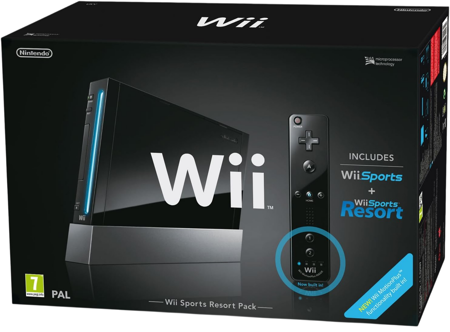 Nintendo Wii Boxed Console – Black with Wii Sports and Wii Sports Resort
