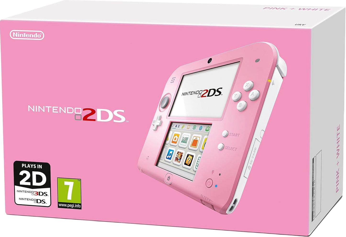 Nintendo 2DS Boxed Console – Pink