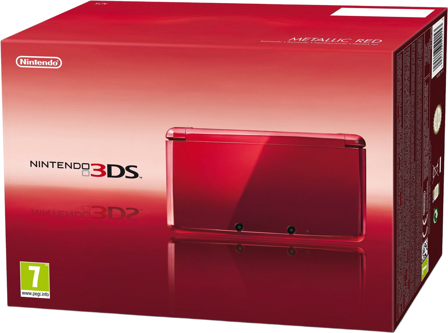 Nintendo 3DS Boxed Console – Metallic Red