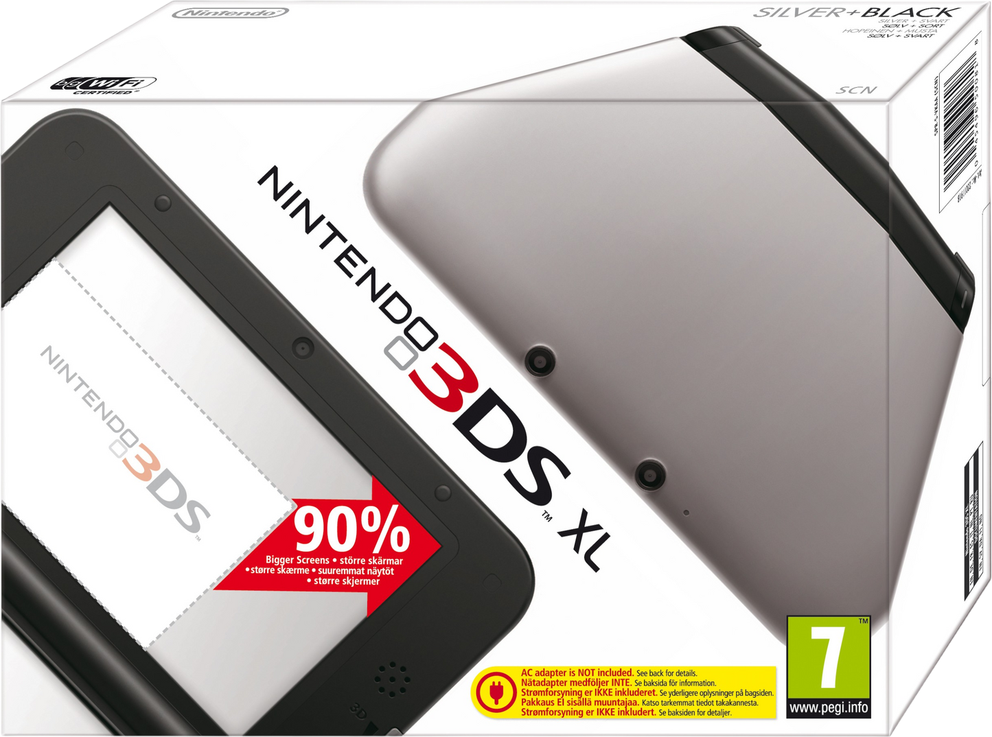 Nintendo 3DS XL Boxed Console – Silver/Black