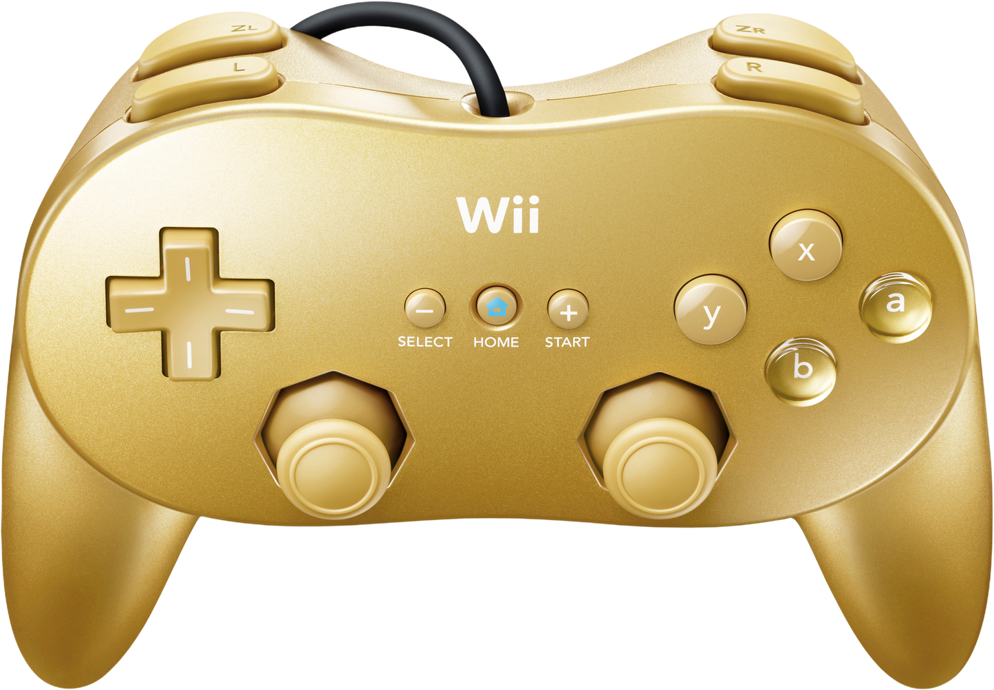 Wii Classic Controller Pro – Gold
