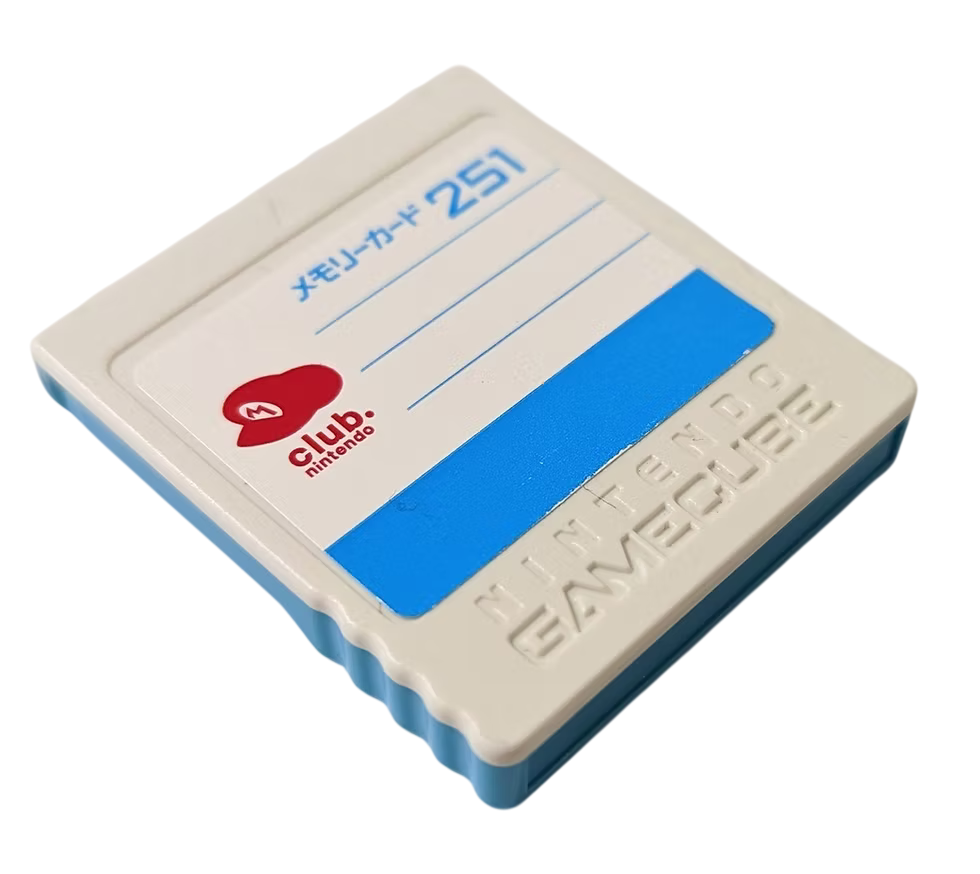 GameCube Memory Card – Grey Club Nintendo Japanese (251 Blocks)
