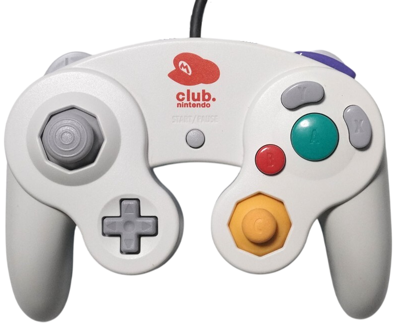 GameCube Controller – Club Nintendo White/Blue