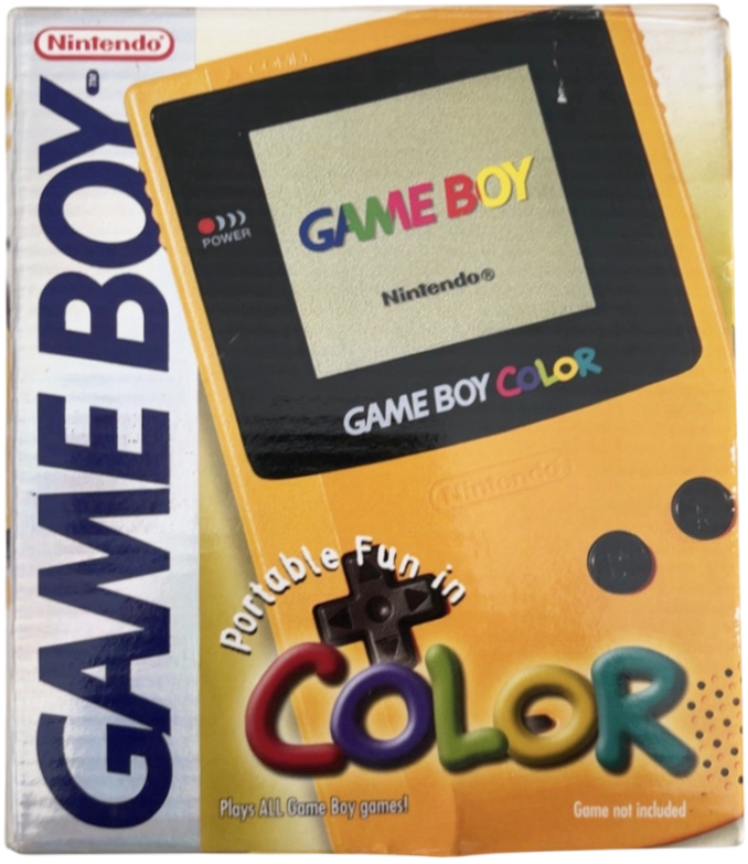 Game Boy Color Boxed Console –  Dandelion Yellow